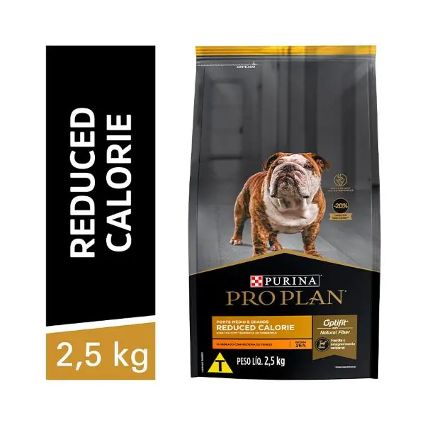 Pro Plan Dog Reducao Cal Md Gd 2.5 Kg