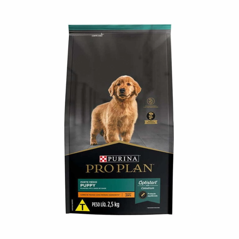 Ração Pro Plan Cães Filhote Raças Médio Frango 2,5kg