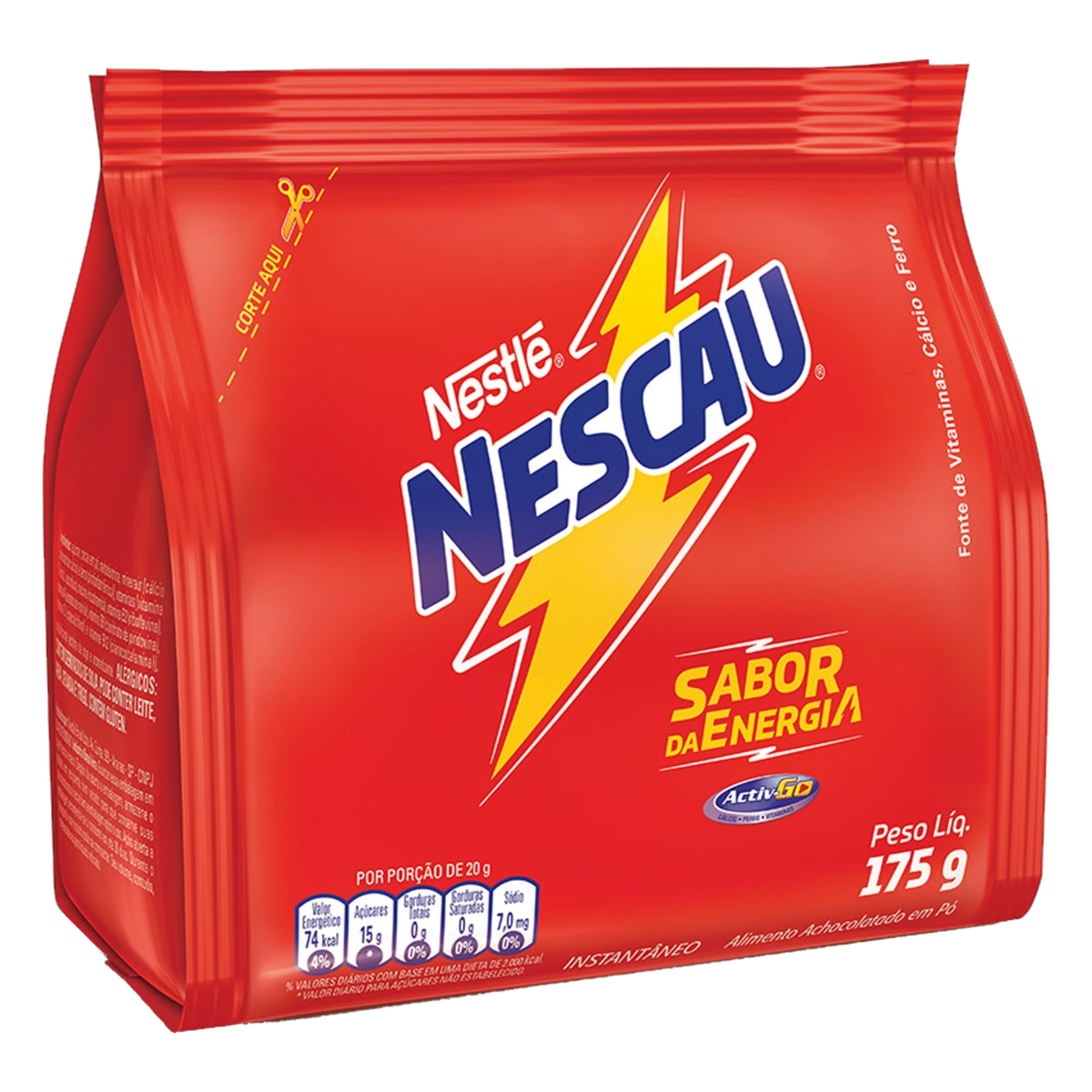 Achocolatado Pó Nescau Pacote 175g