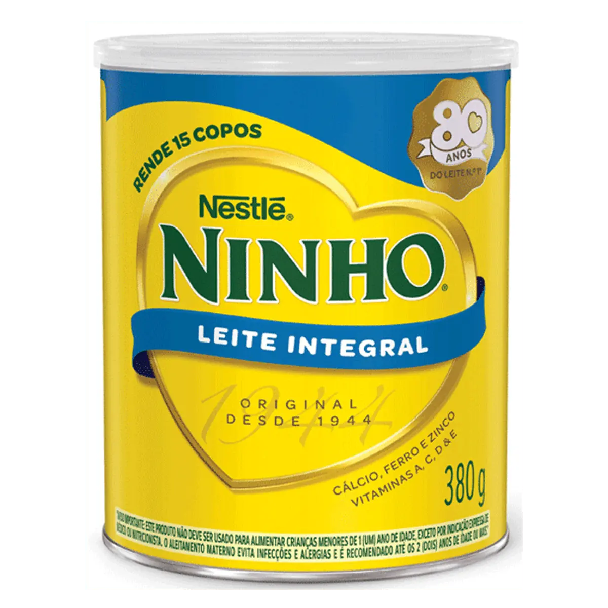 Leite em Pó Ninho Integral Lata 380g