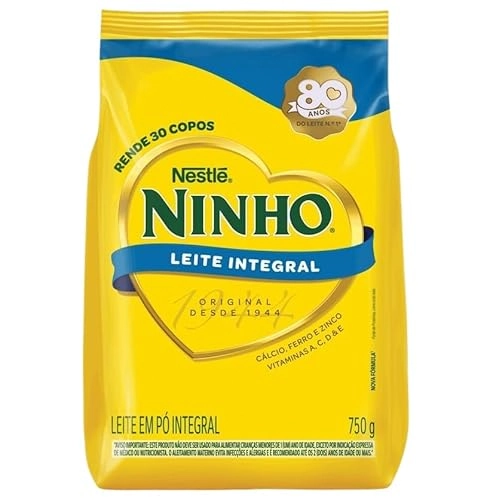 Leite Pó Integral Ninho Forti Pacote 750g