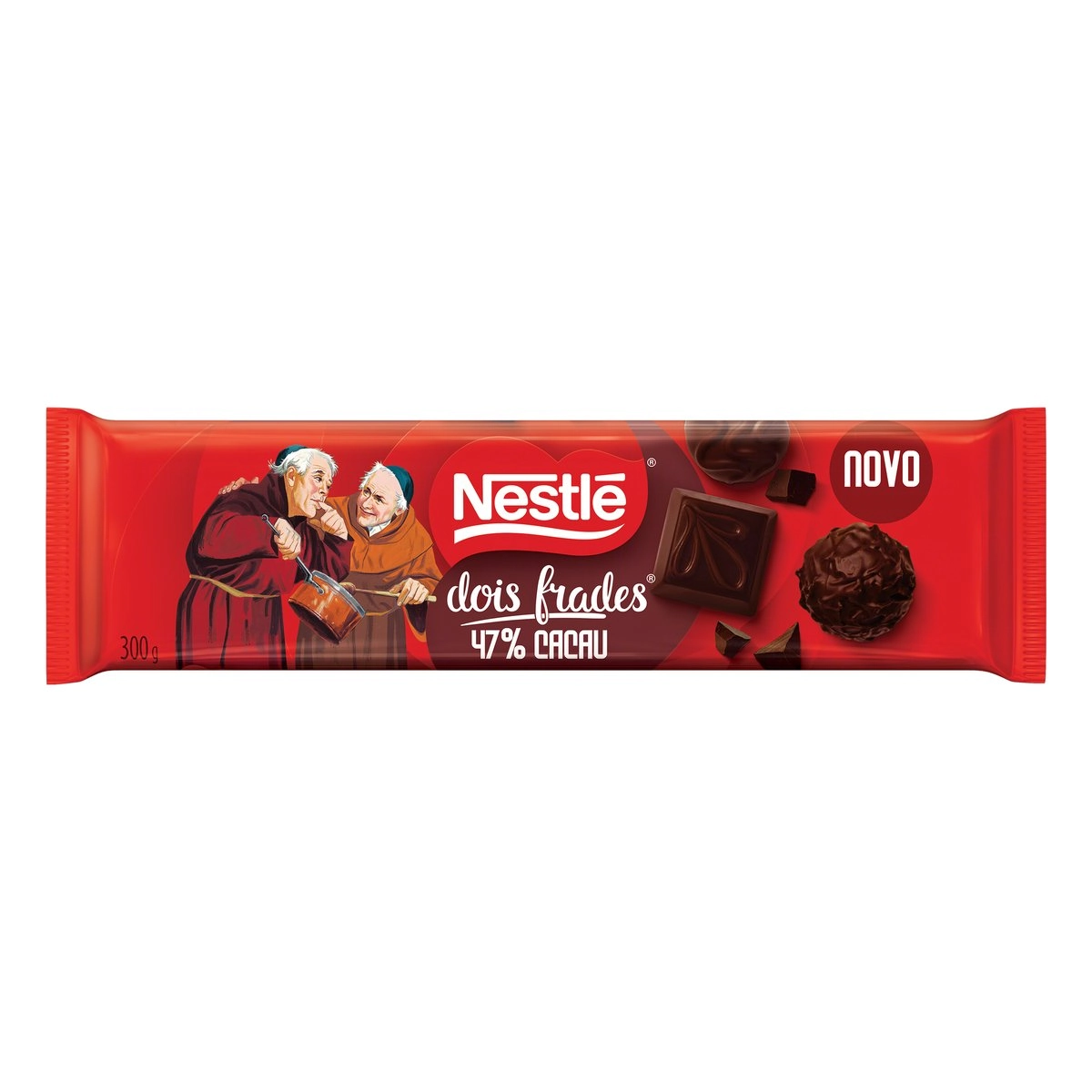 Chocolate 47 Cacau Dois Frades Pacote 300g