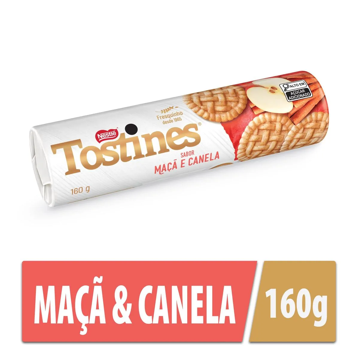 Biscoito Tostines Maçã e Canela 160g