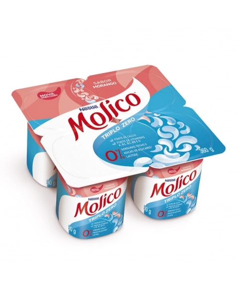 Molico Iogurte Polpa Morango 12x360g Br