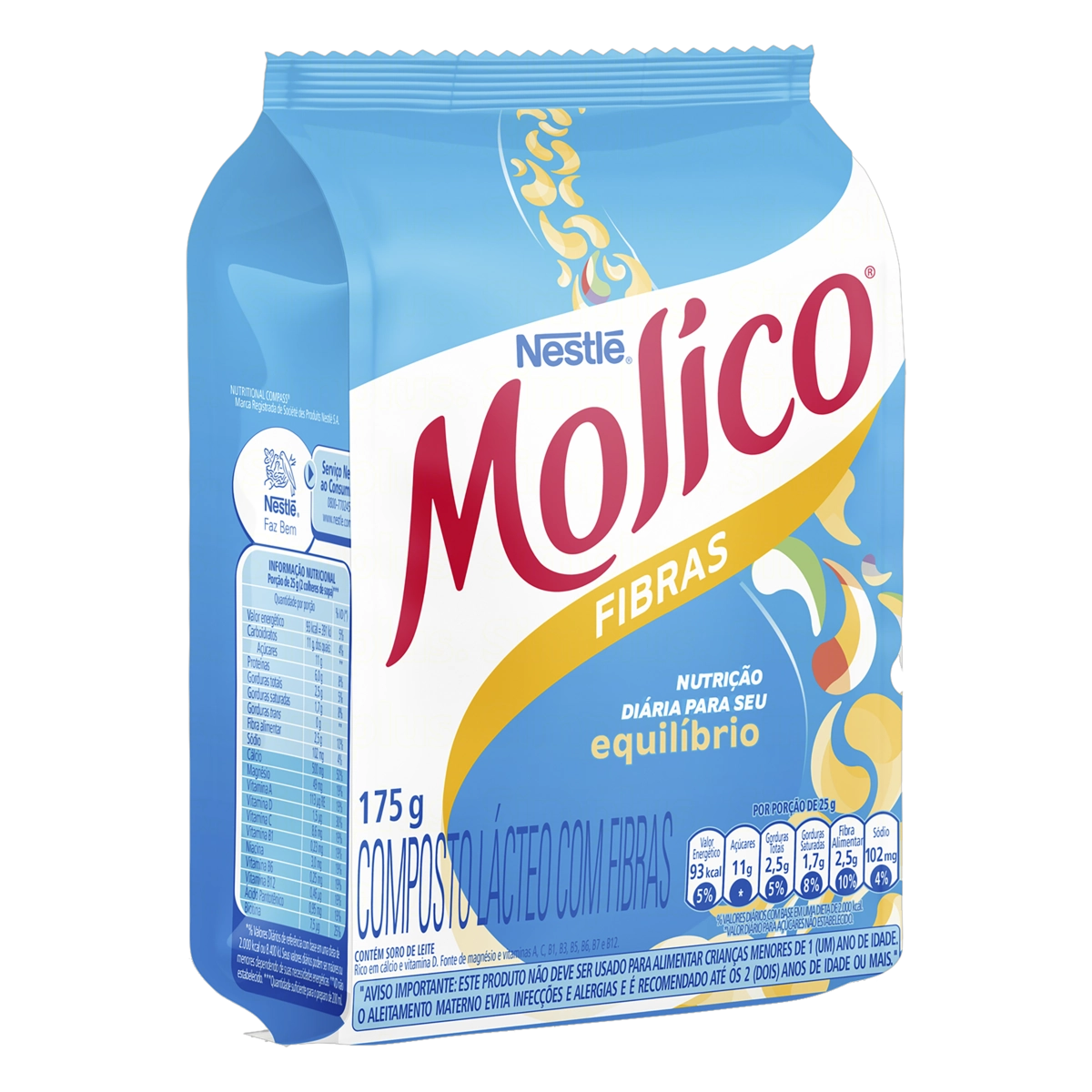Composto Lácteo Fibras Molico Pacote 175g
