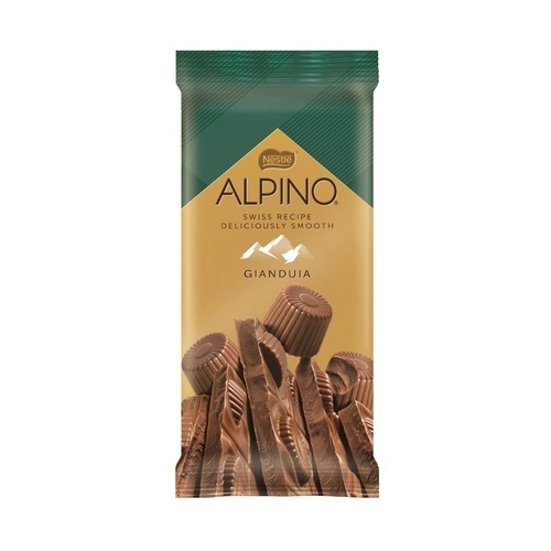 Chocolate Ao Leite Gianduia Alpino Pacote 85g