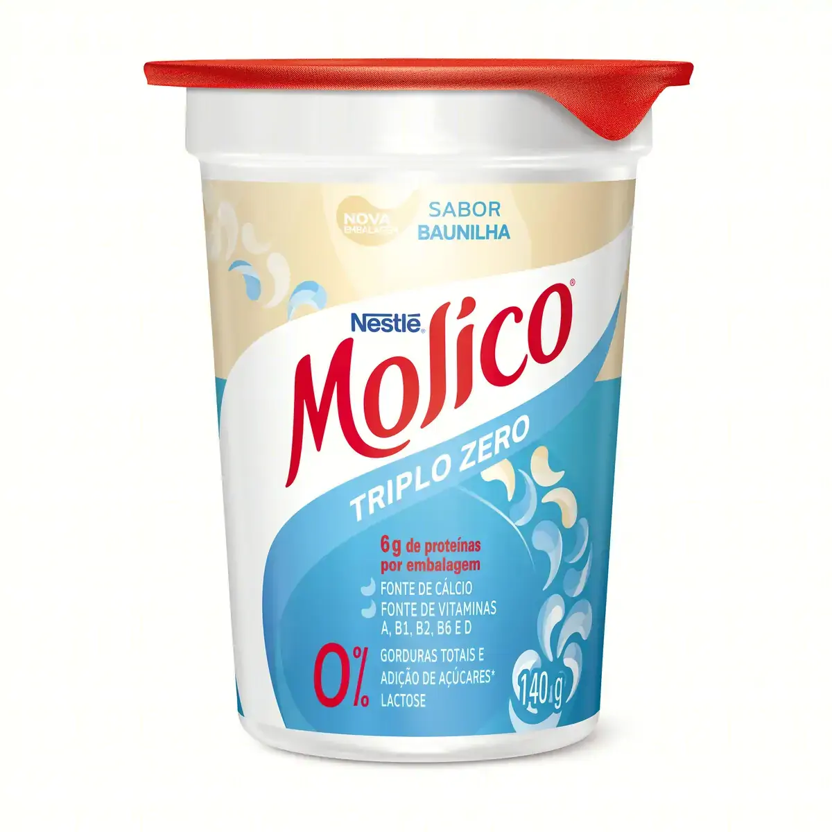 Iogurte Baunilha Zero Lactose Molico Copo 140g