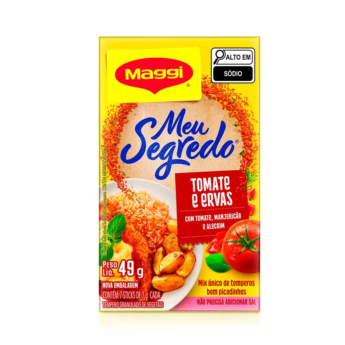 Tempero Maggi Meu Segredo Tomate e Ervas 49g