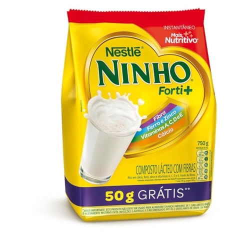 Composto Lácteo Ninho Forti Pacote Leve 750g Pague 700g