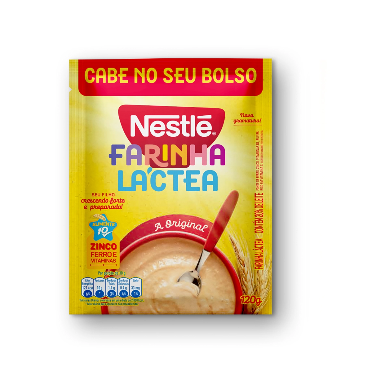 Farinha Láctea Original Nestlé Sachê 120g