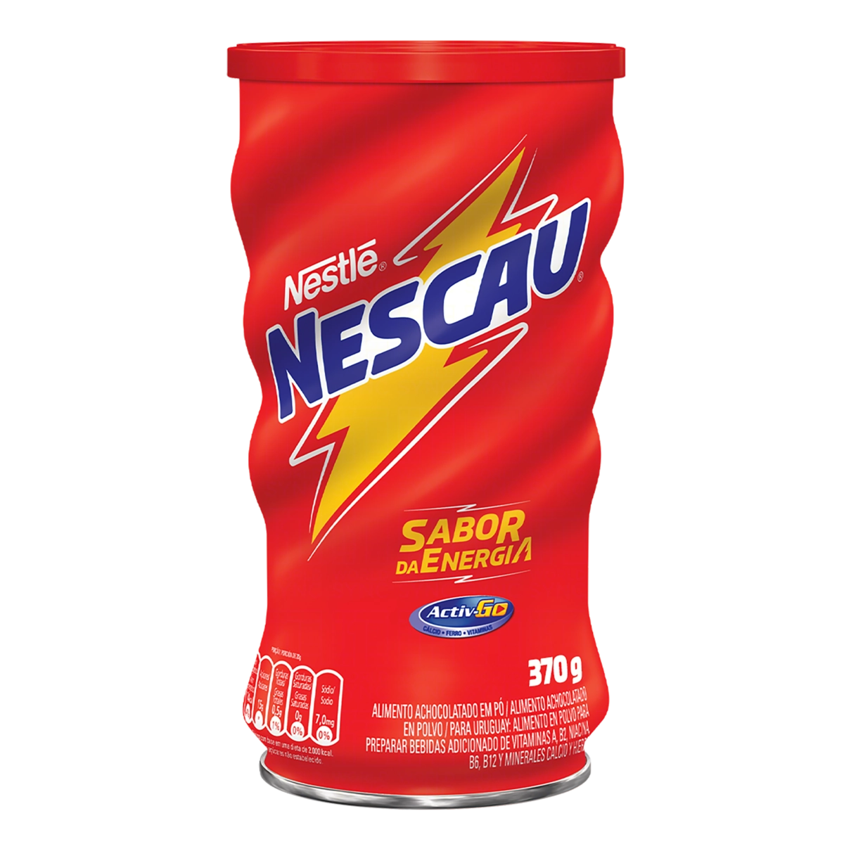 Achocolatado Pó Nescau Lata 370g Edição Especial Liga 2021