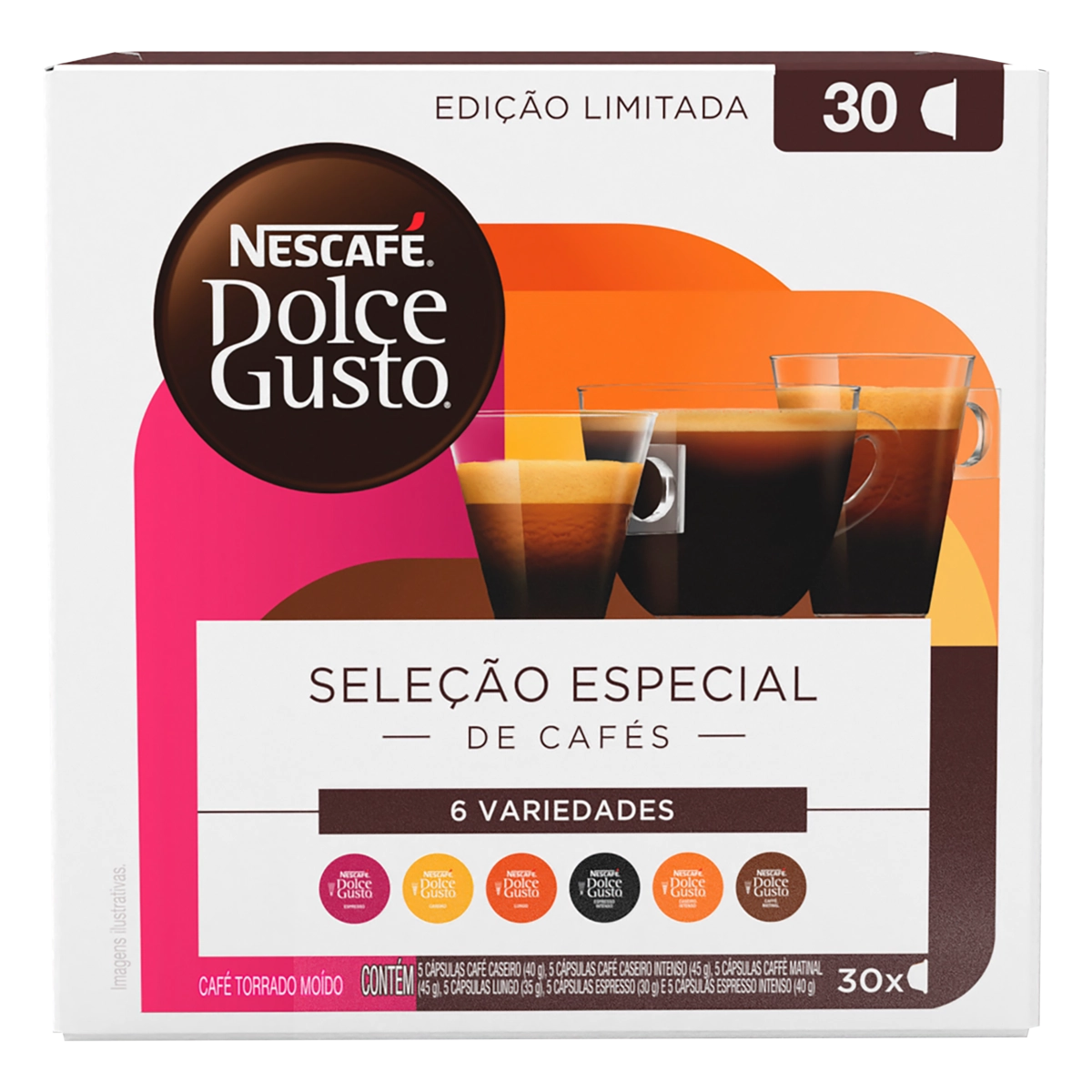 Café em Cápsula Dolce Gusto Au Lait 235g