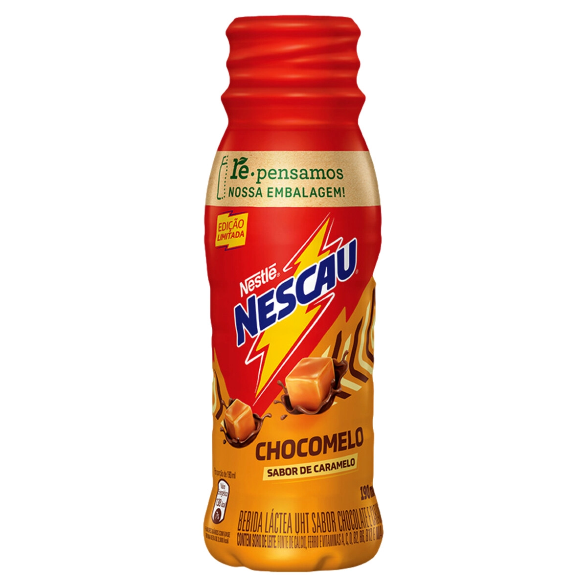 Bebida Láctea Uht Chocomelo Nescau Frasco 190ml