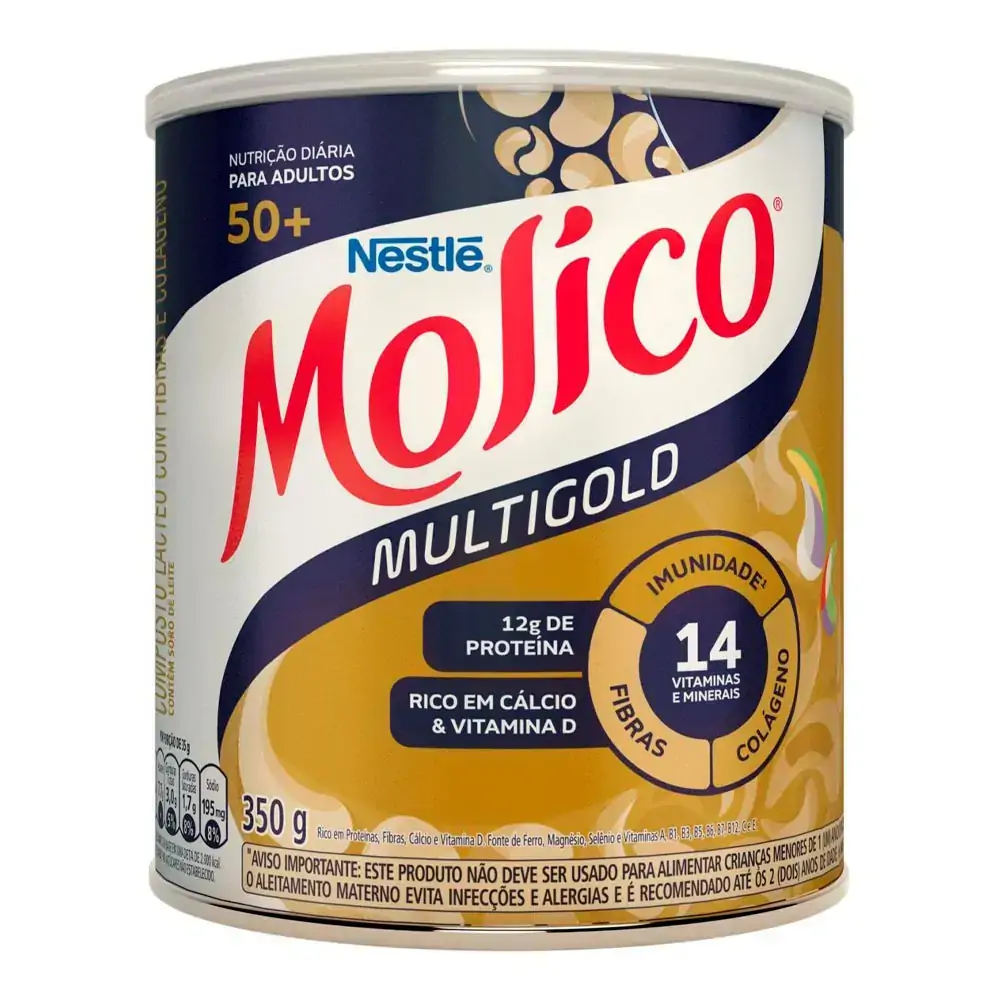Composto Lácteo Multigold Molico Lata 350g