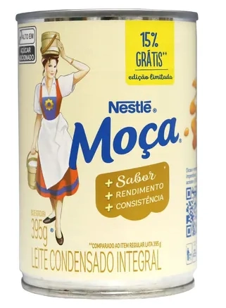 Leite Condensado Integral Moça Lata 395g Preço Especial