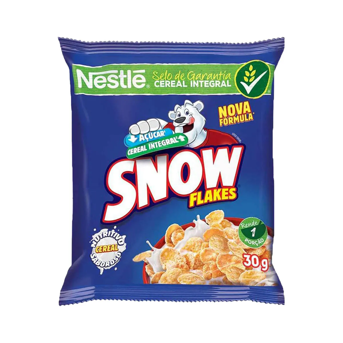 Cereal Matinal Snow Flakes Pacote 30g