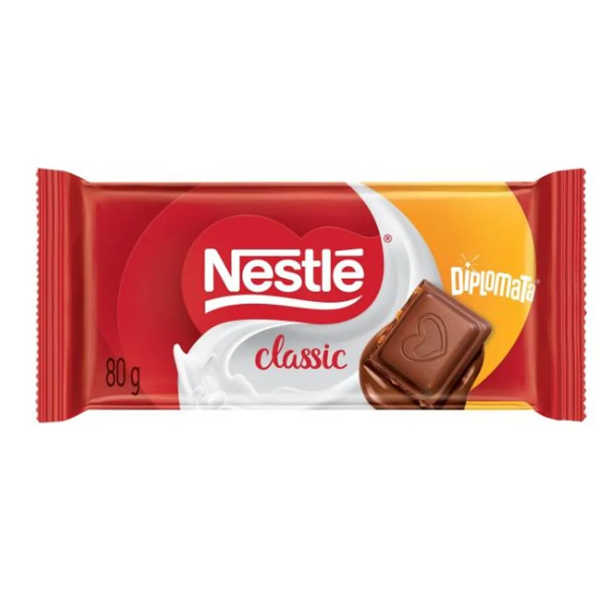 Chocolate Ao Leite Diplomata Classic Pacote 90g