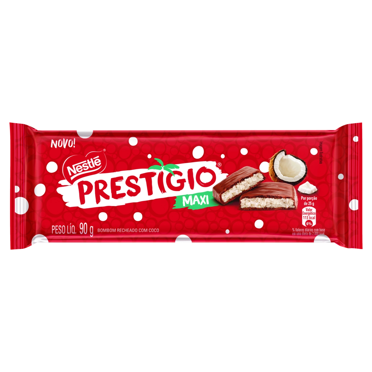 Chocolate Prestígio Maxi Pacote 90g