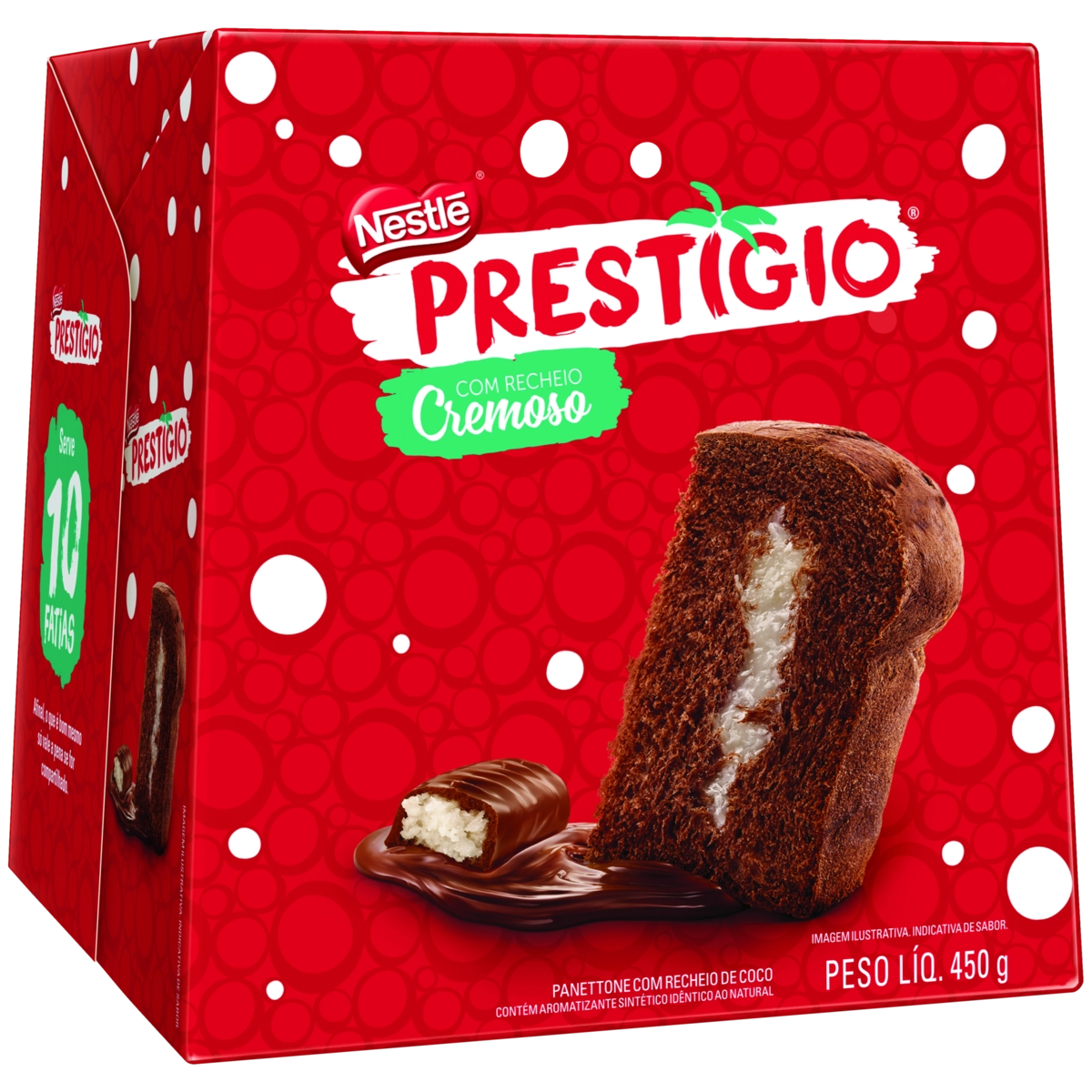 Panettone Recheio Prestígio Nestlé Caixa 450g