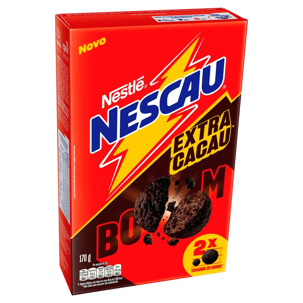 Cereal Matinal Sabor Extra Cacau Nescau 170g