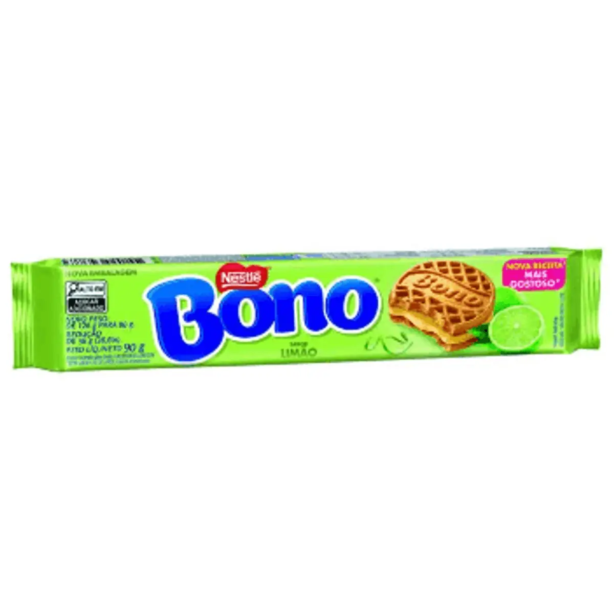 Biscoito Recheado Bono Limão 90g