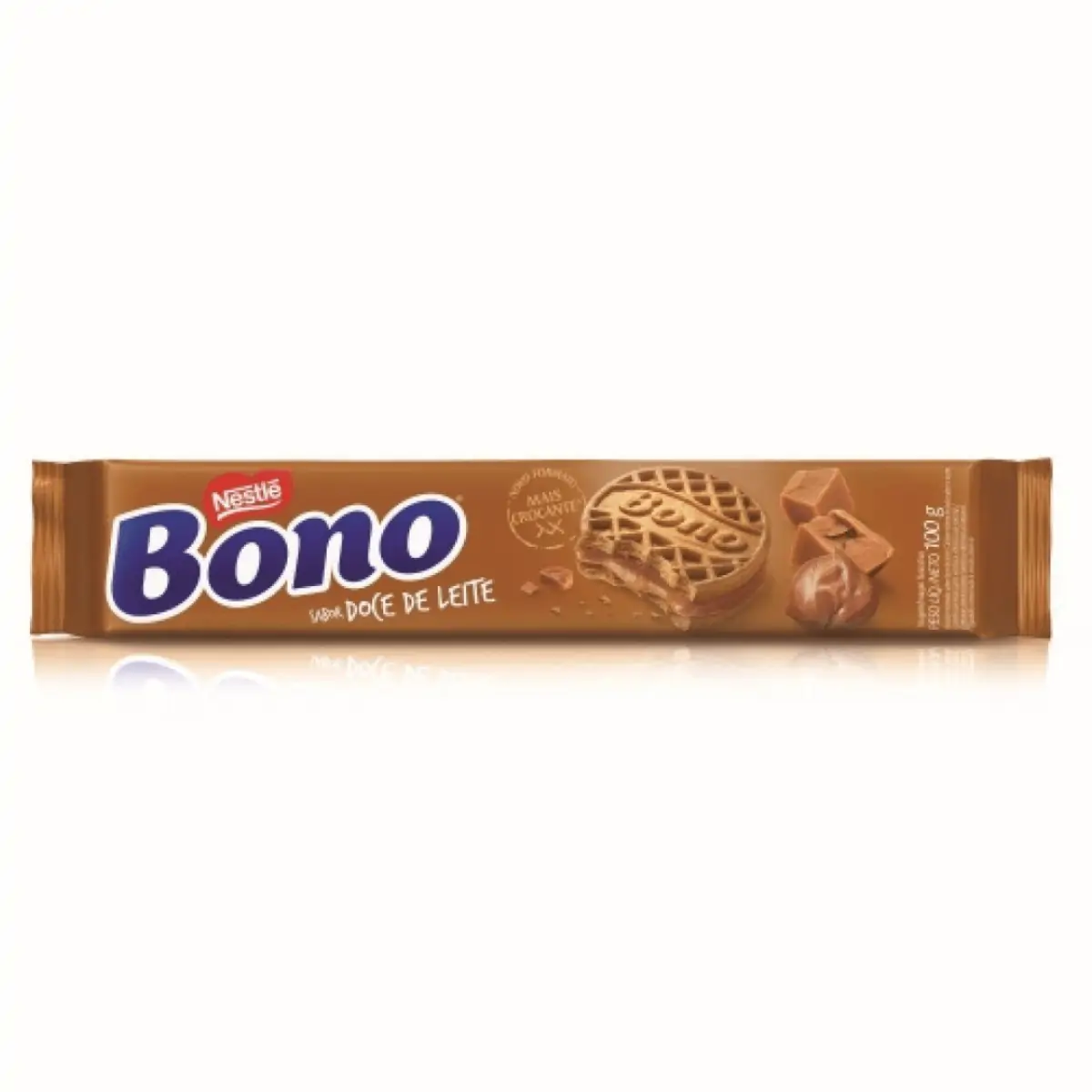 Biscoito Recheado Bono Doce De Leite 90g