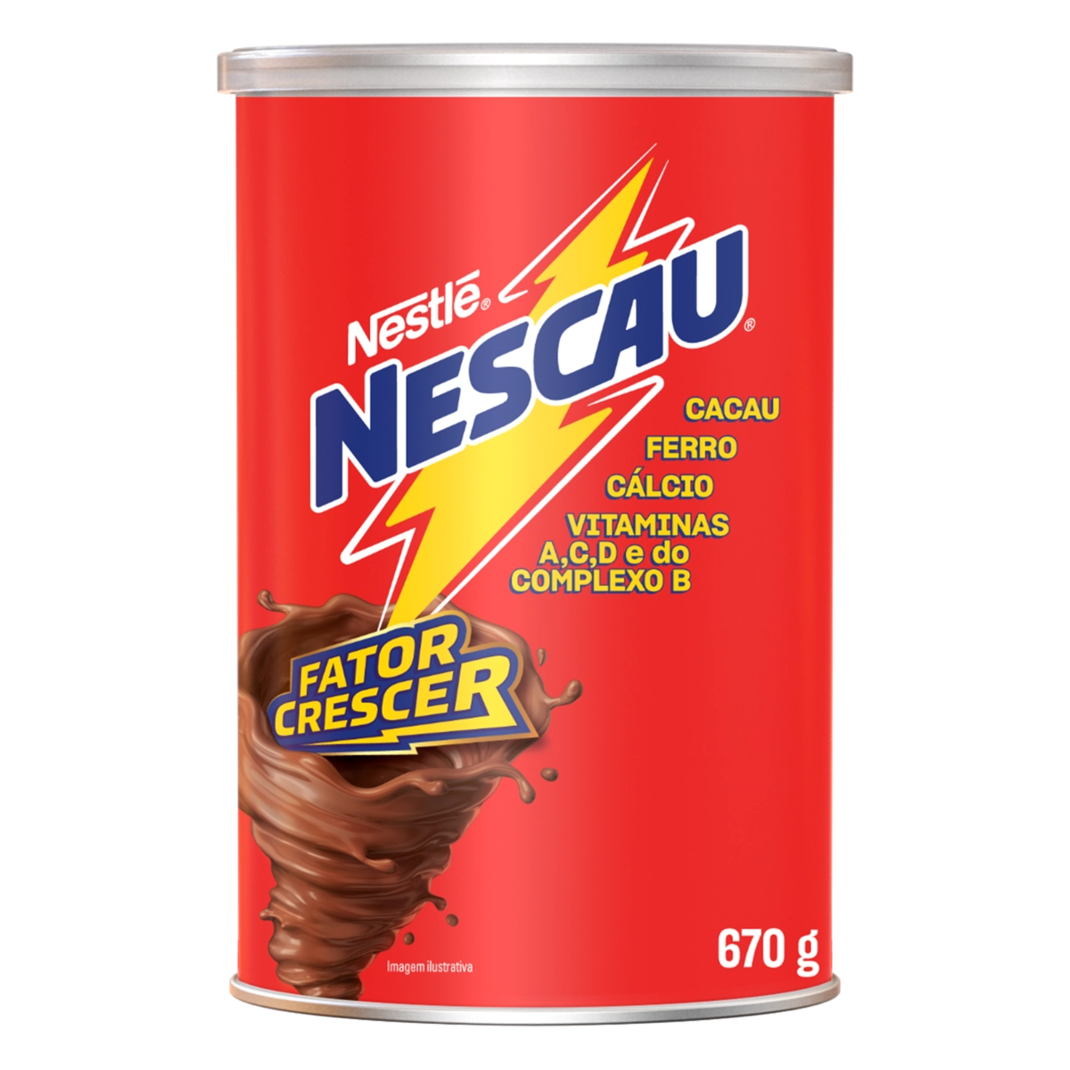 Achocolatado Pó Nescau Lata 670g