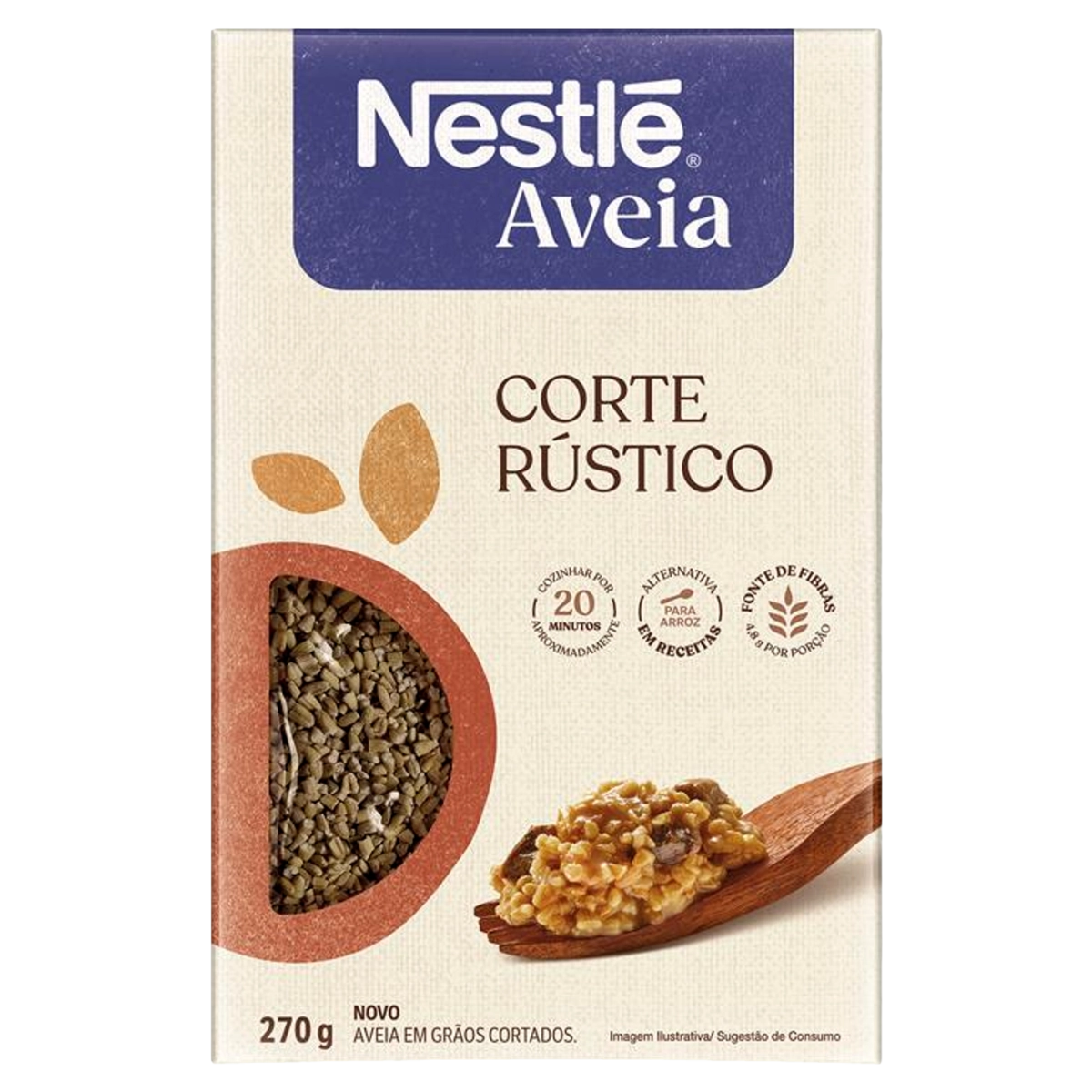 Aveia Corte Rústico Nestlé Caixa 270g