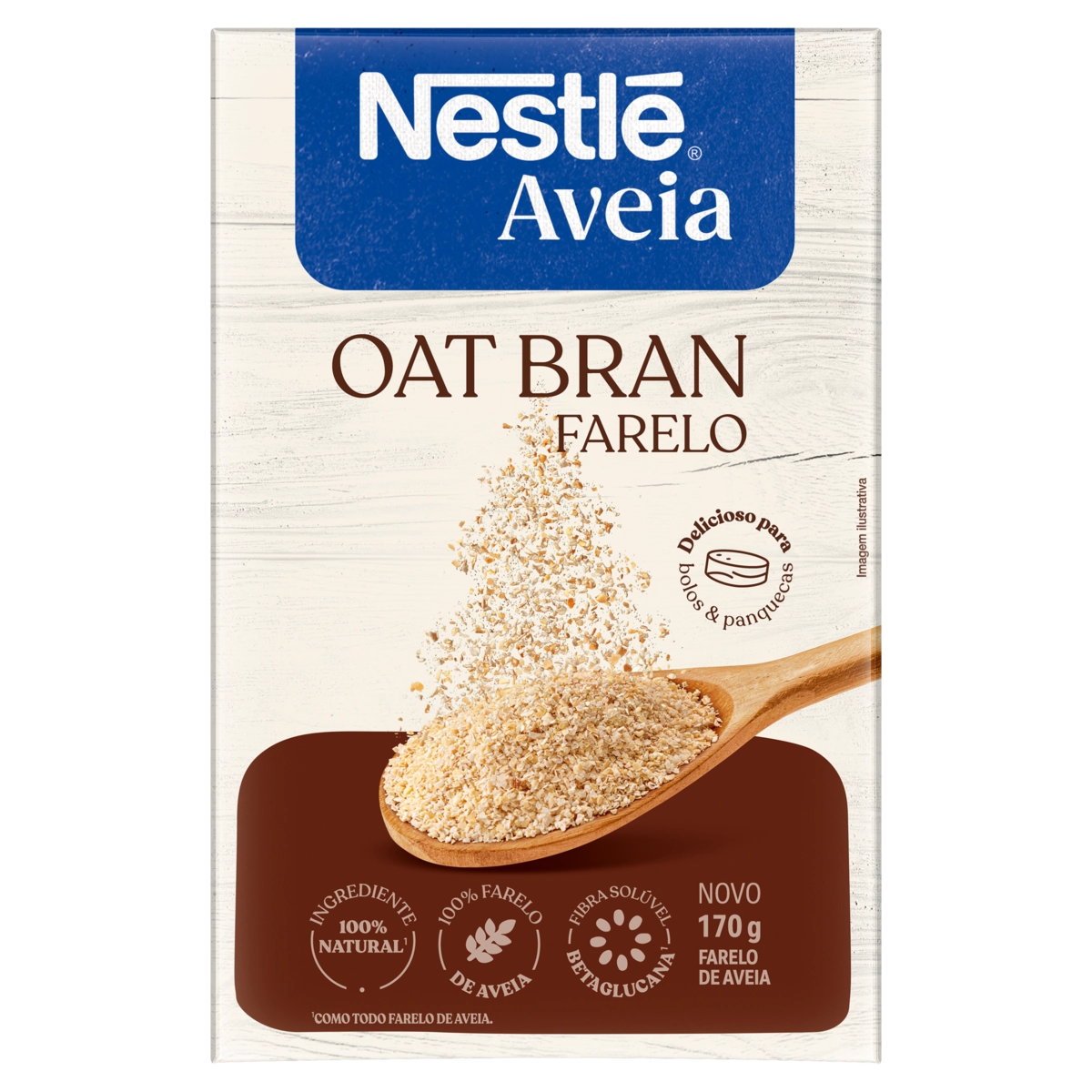Farelo de Aveia Nestlé Oat Bran Caixa 170g
