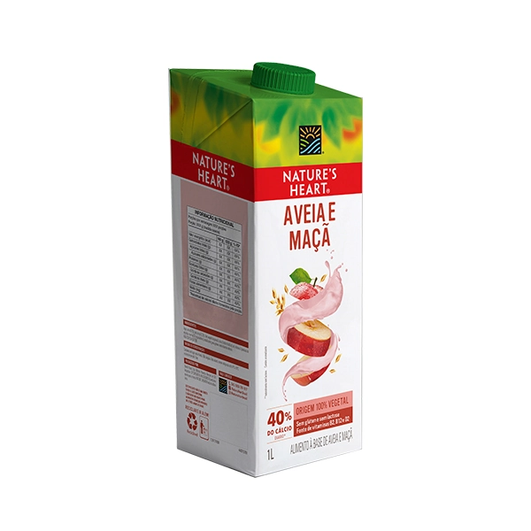 Bebida à Base De Aveia Maçã Natures Heart Caixa 1l