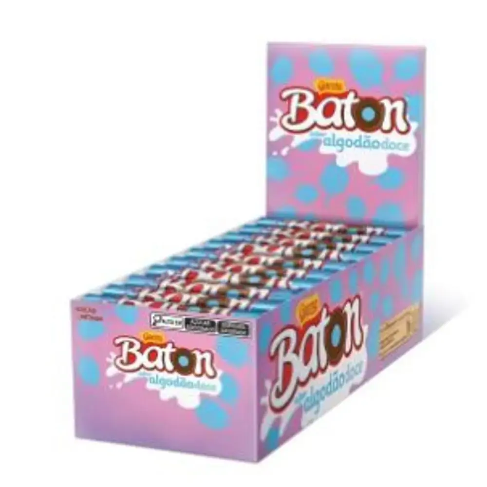 Baton Algodao Doce Bastao 3230x16g Br