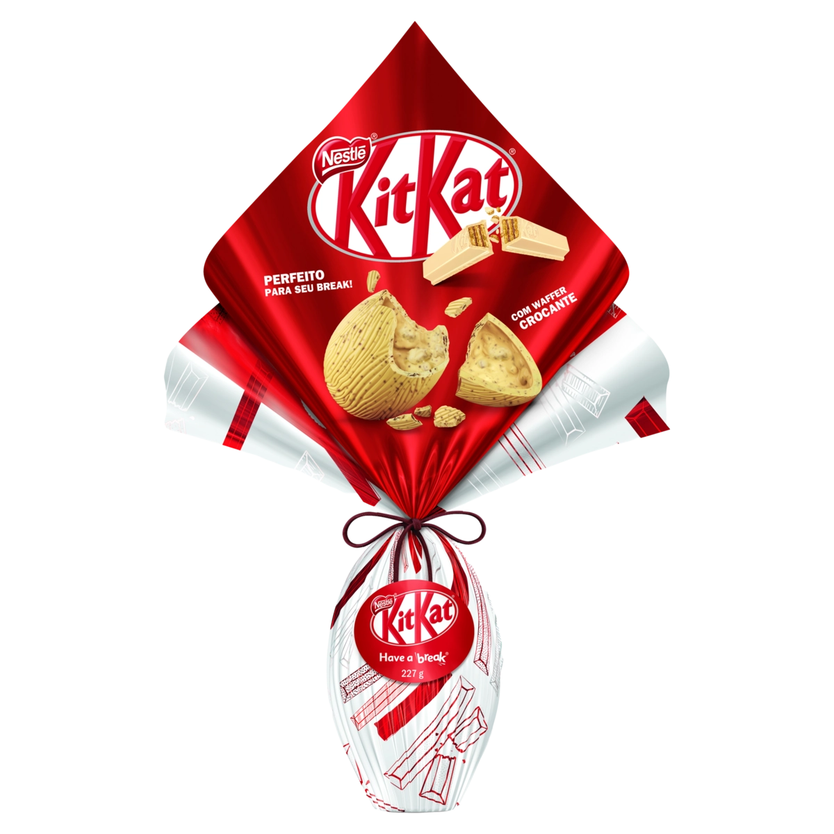 Ovo De Páscoa Branco Kitkat Nestlé 332g