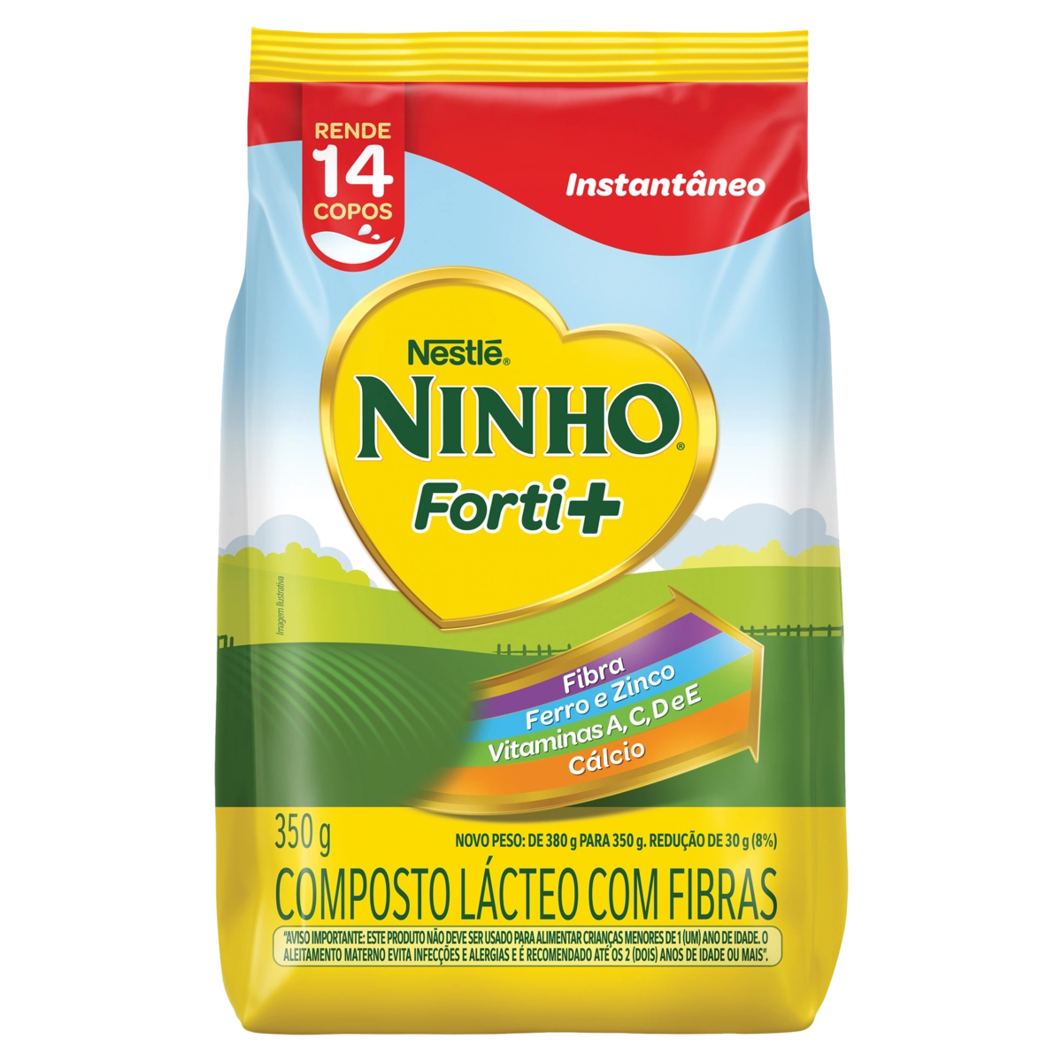 Composto Lácteo Ninho Forti Pacote 350g