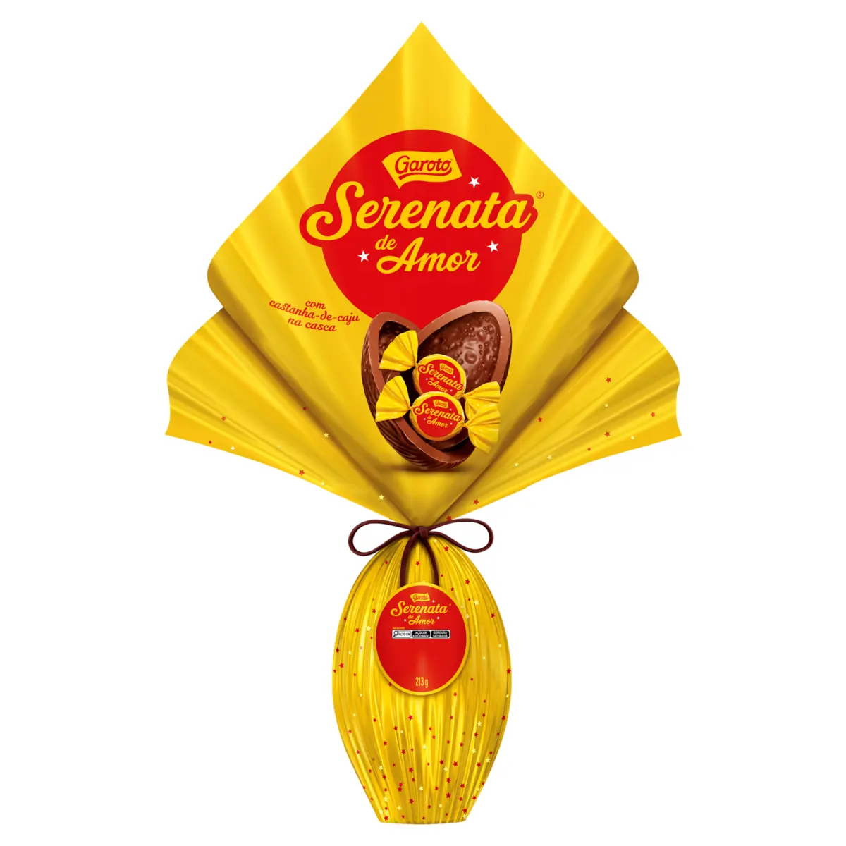 Ovo De Páscoa Ao Leite Serenata De Amor Garoto 217,7g