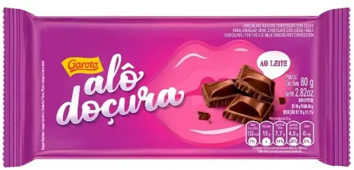 Chocolate Garoto Alô Doçura Pacote 80g