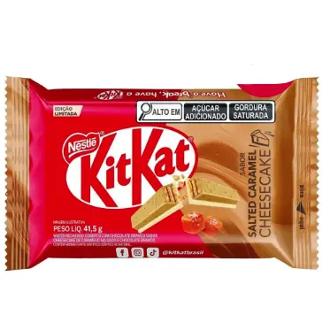 Wafer Salted Caramel Cheesecake Kitkat Pacote 41,5g