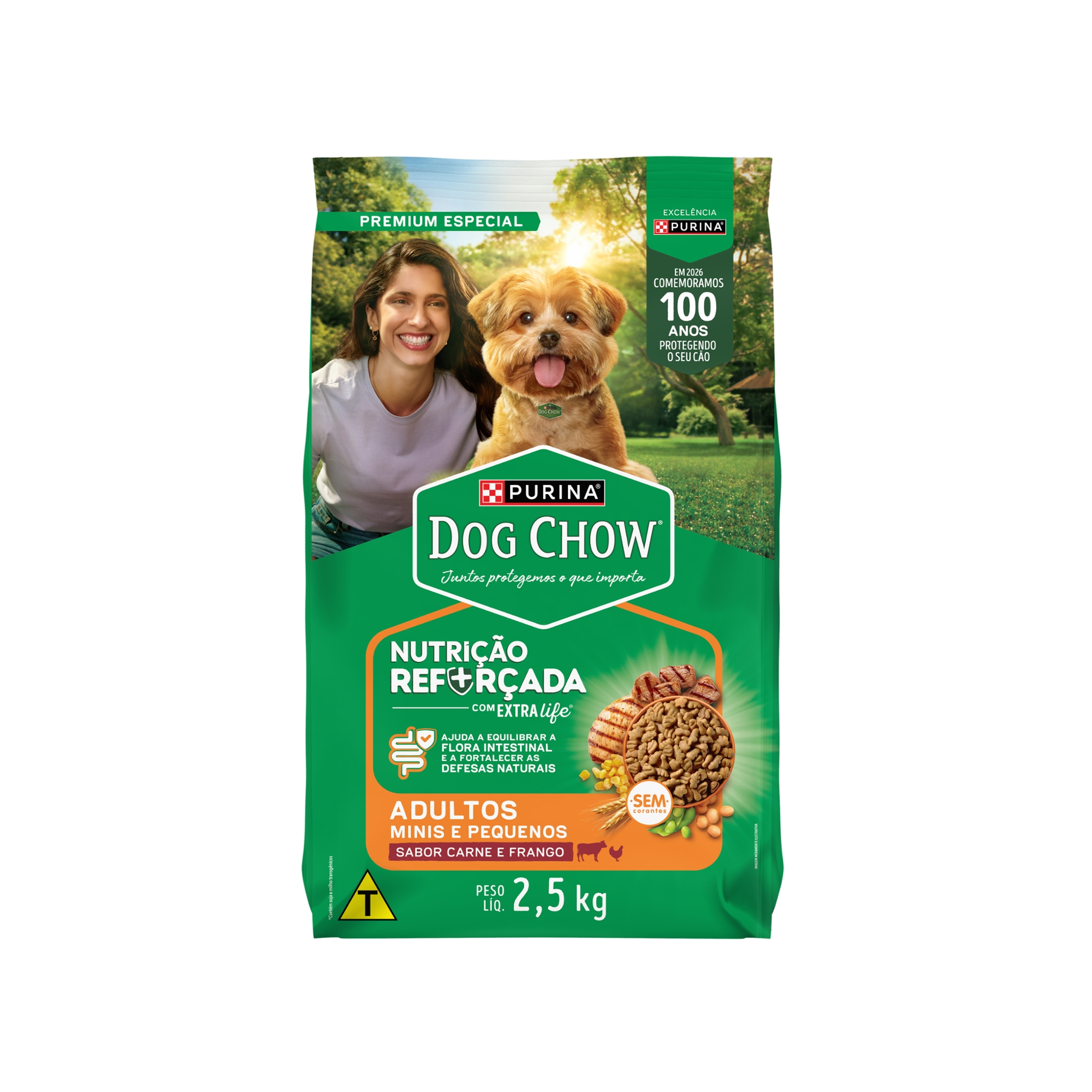 Racao Dog Chow 2,5kg Adulto Racas M G