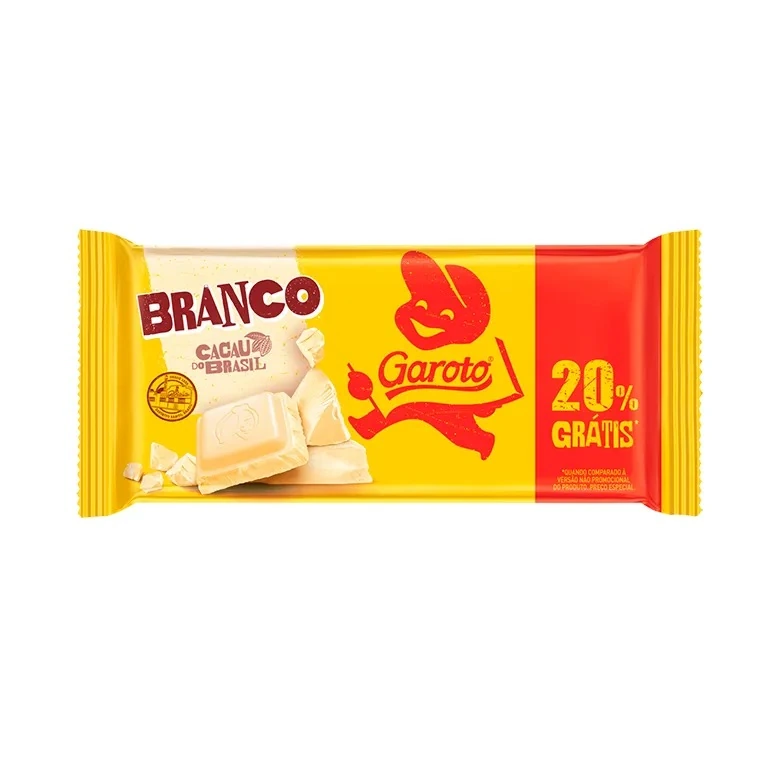 Choc Garoto 80g Branco 20 Gts