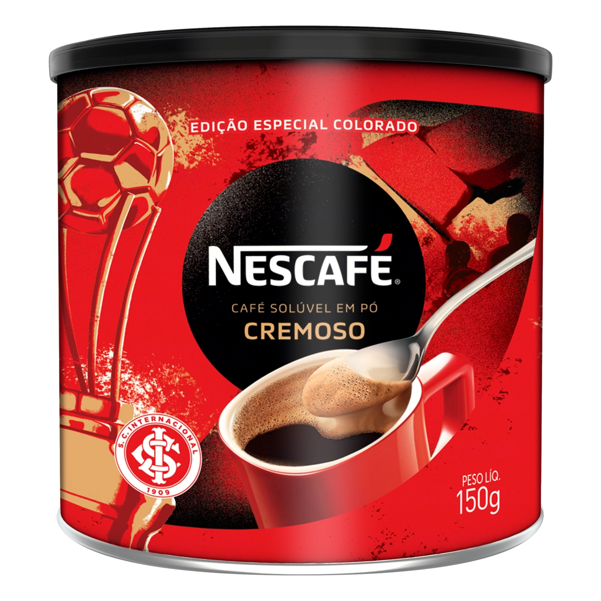 Café Solúvel Em Pó Cremoso S.c. Internacional Nescafé Lata 150g Edição Especial Colorado