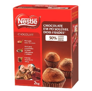 Chocolate Em Po Tradicional 50 De Cacau