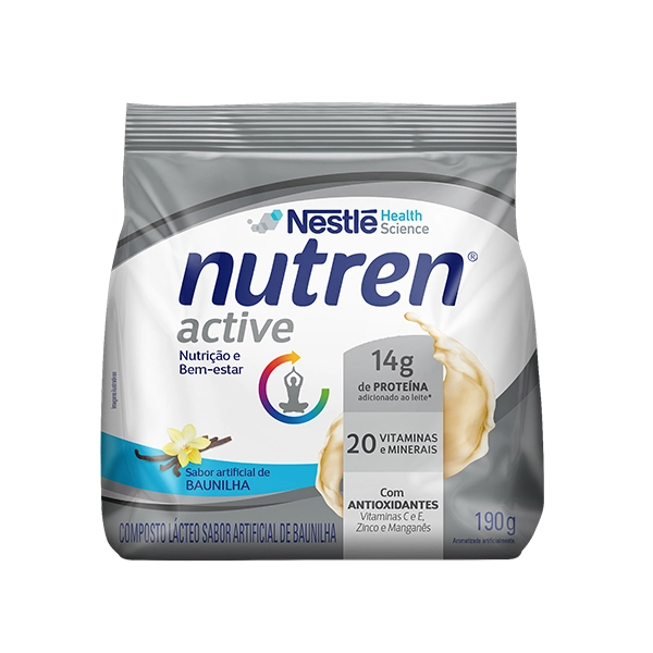 Composto Lácteo Baunilha Nutren Active Pacote 190g