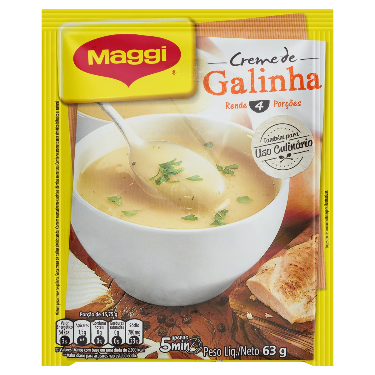 Creme Maggi Galinha
