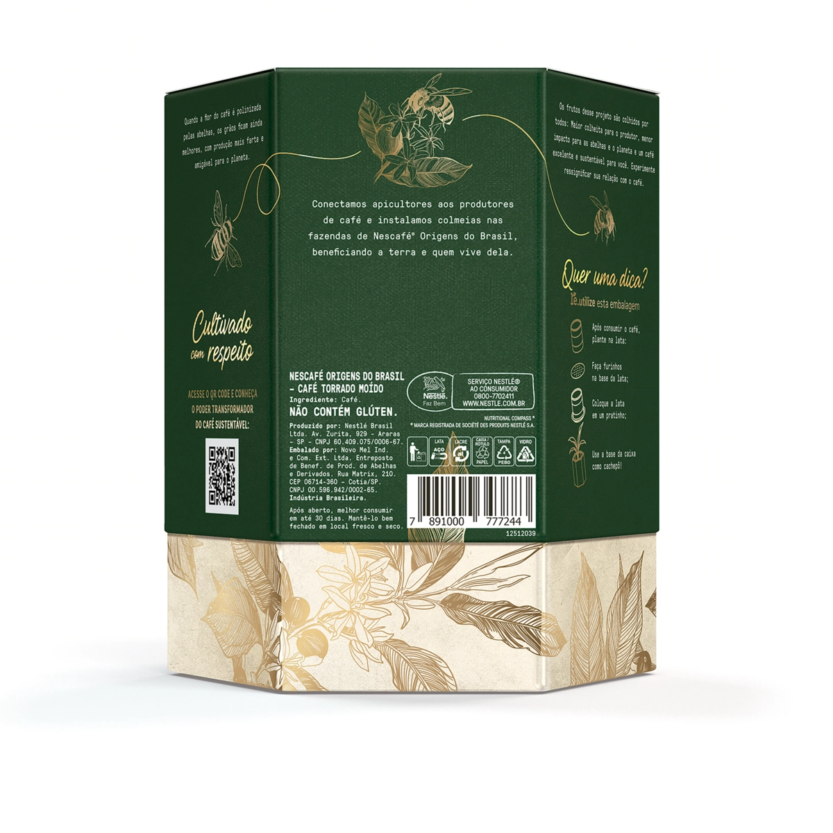 Café Torrado e Moído Chapada Diamantina 250g + Mel 40g Nescafé Origens do Brasil