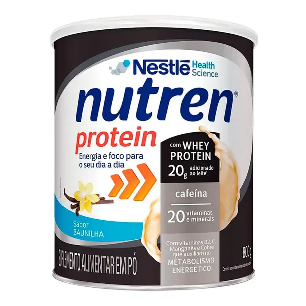 Complemento Alimentar Baunilha Nutren Proteub Nestle Brasil 800g