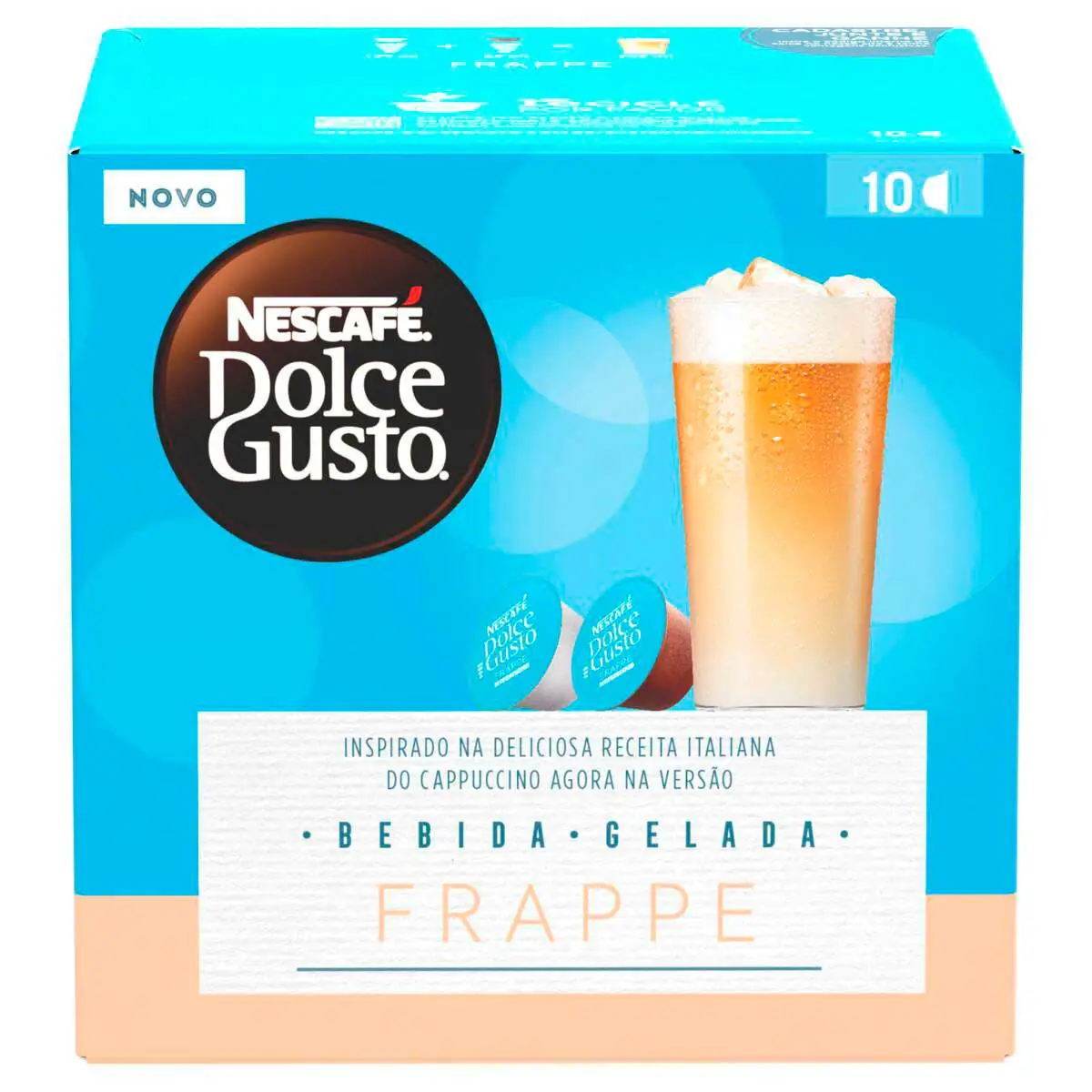Café em Cápsula NESCAFÉ DOLCEGUSTO Frappe 10 Cápsulas 135g