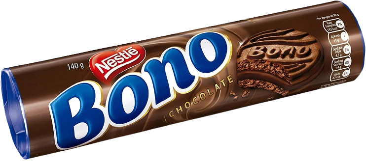 Biscoito Bono Nestlé Recheado Chocolate