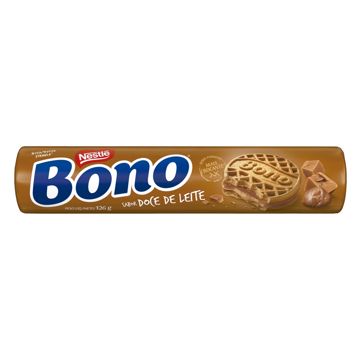 Bis Sluis Recheado Bono D Leite 160 40g