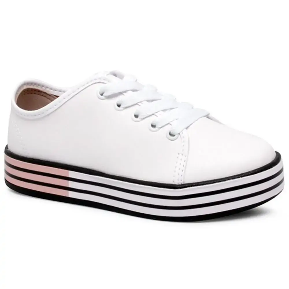 Sapato Molekinha 2520600780016072 Napa Branco 25