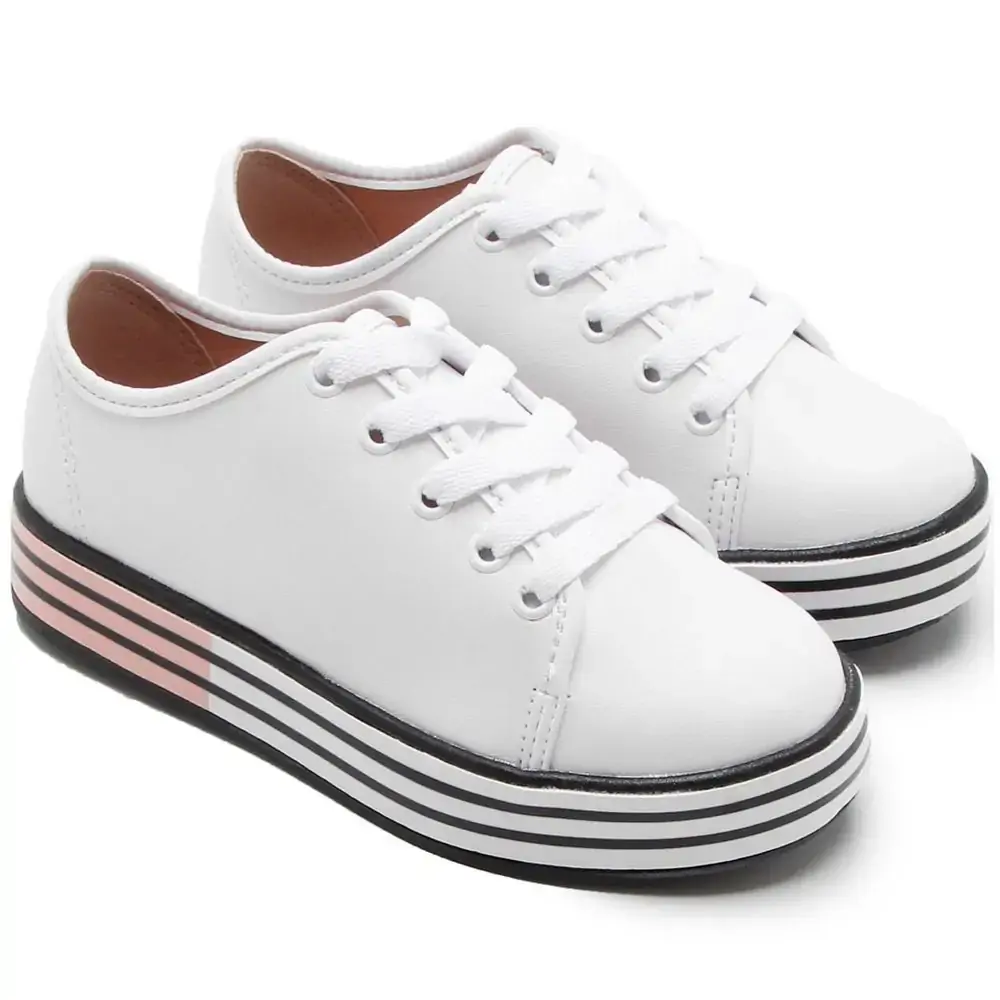Sapato Molekinha 3420600780016072 Napa Branco 34