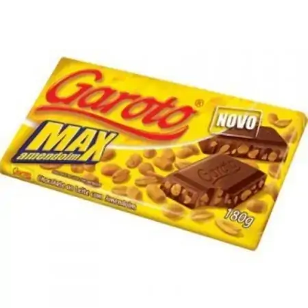 Max Ao Leite Com Amendoim Garoto